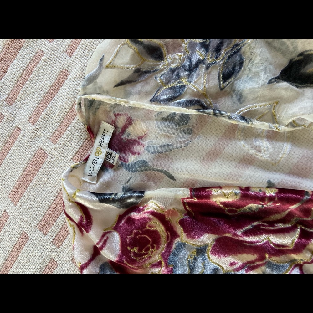 Woven Heart floral cover of your dreams, OSFA